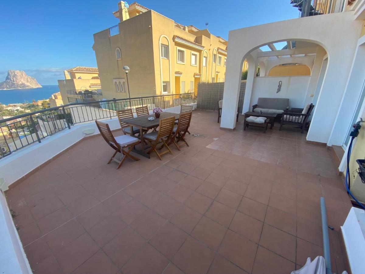 Chalet Adosado Con Vistas Al Mar Calpe Exterior photo