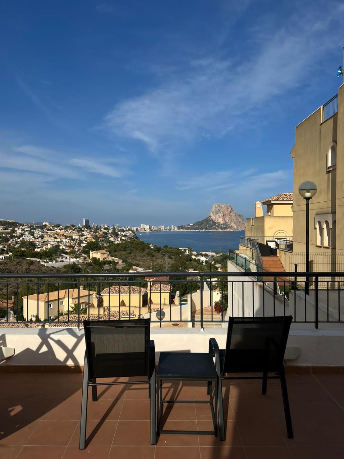 Chalet Adosado Con Vistas Al Mar Calpe Exterior photo